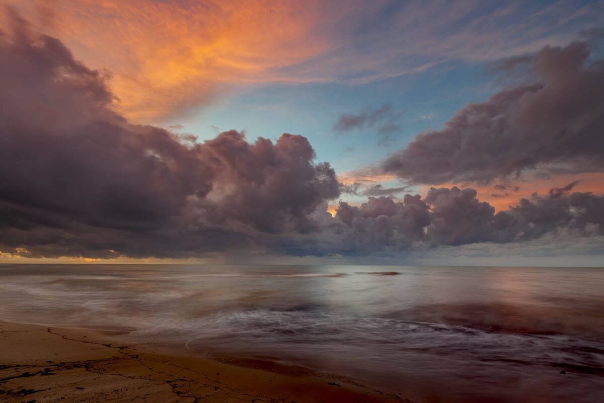 Beach sunset, Bahia, Brazil