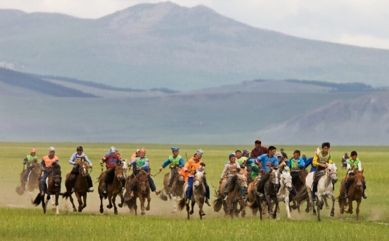 Child Horse Racers, Mongolia