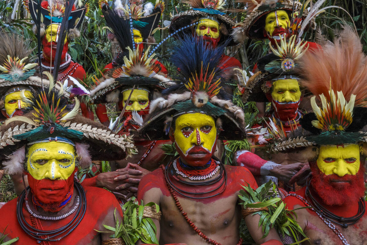Huli wigmen, Papua New Guinea